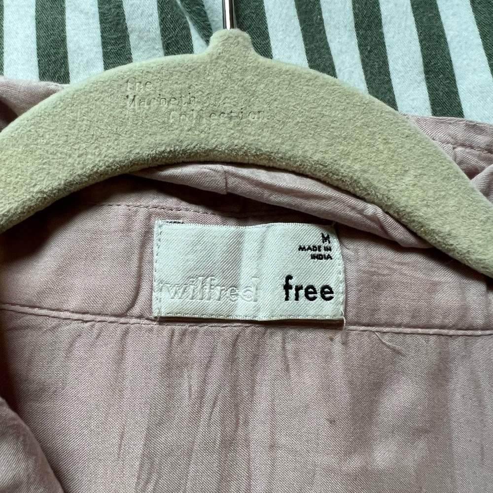 Wilfred Free Light Pink Shirt Dress